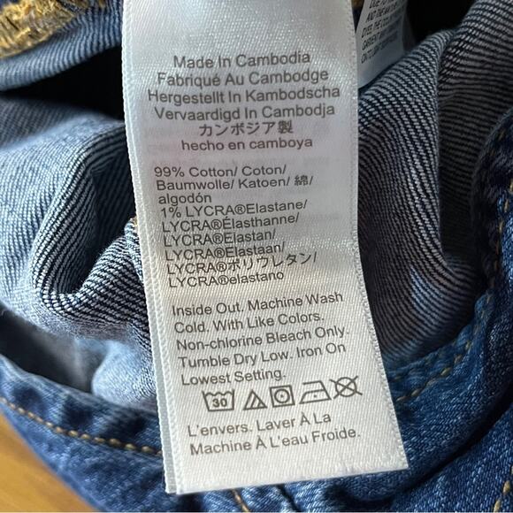 J. Crew Denim Overalls blue dark wash -XS - Picture 11 of 12
